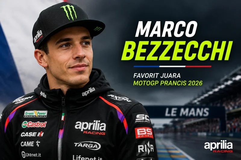 Marco Bezzecchi Favorit Juara MotoGP Prancis 2026, Aprilia Makin Mengancam.webp